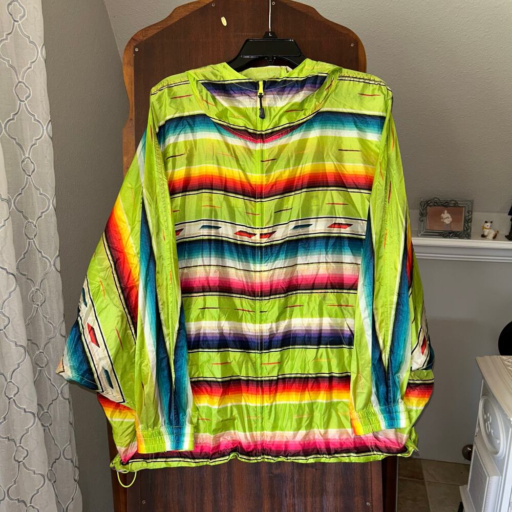 Polo Ralph Lauren Men's southwestern Serape Print Fleece Graphic Full Zip Hoodie
